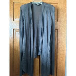 Simply Vera Verawang Gray Cardigan Medium